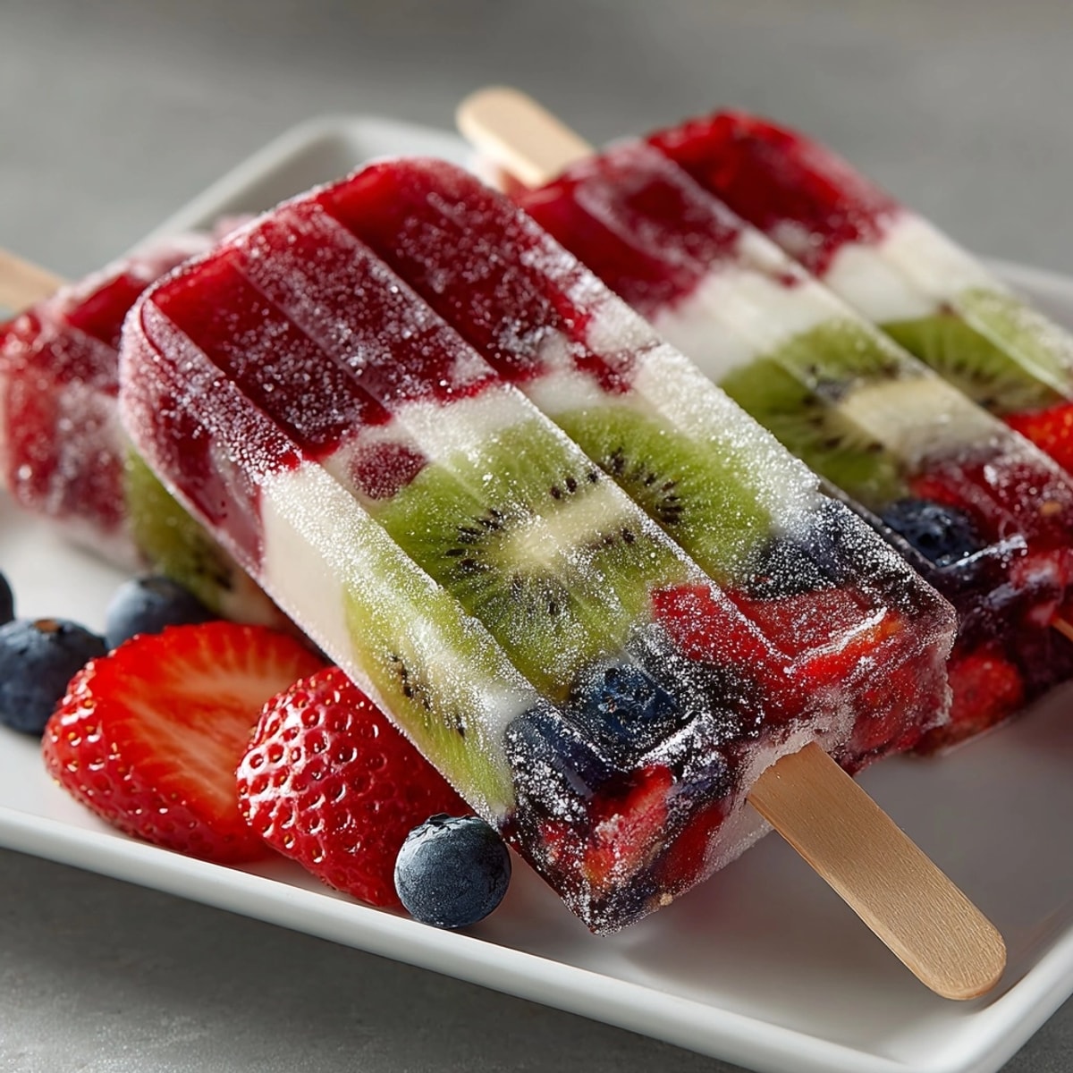 Creamy Summer Rebel Float Popsicles; refreshing, homemade summer recipe kids will love.