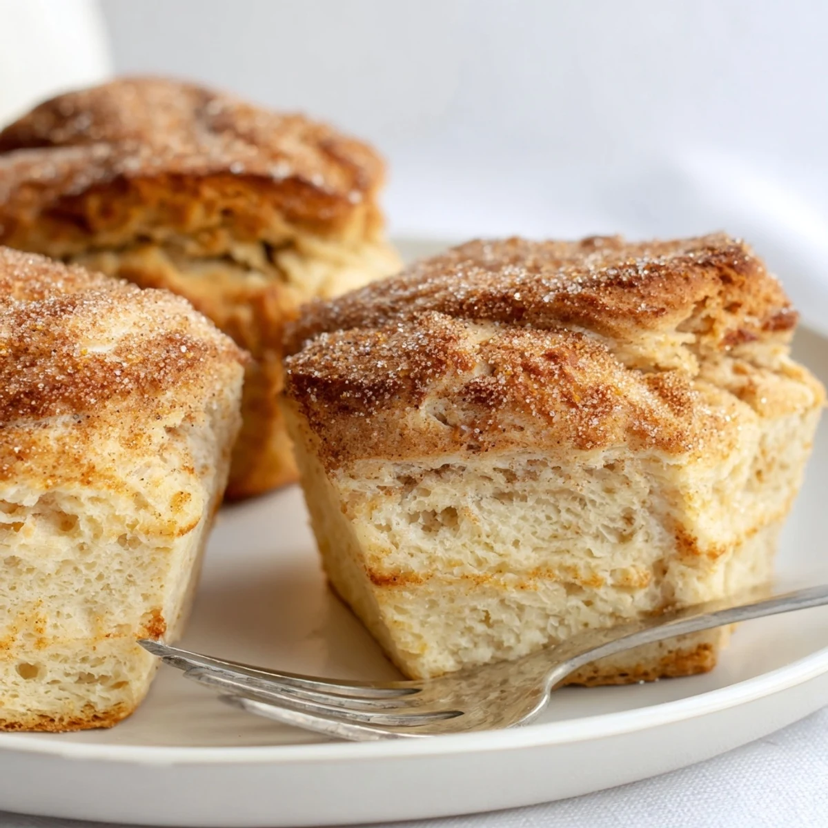 Delicious coffee cream soda muffin scones, served warm, perfect for breakfast or snacks.  