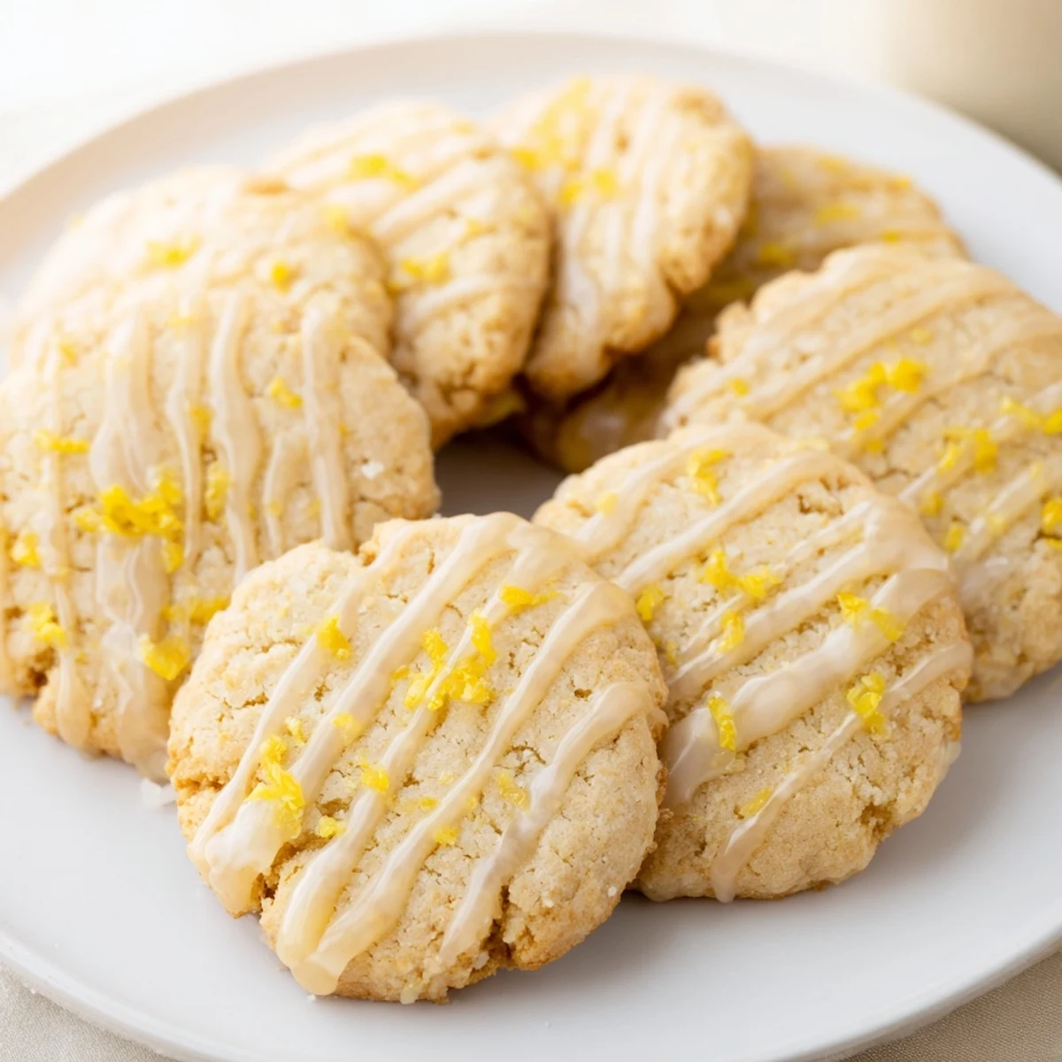 Delicate Zesty Lemon Meltaway Cookies, bursting with citrus and a sweet finish.