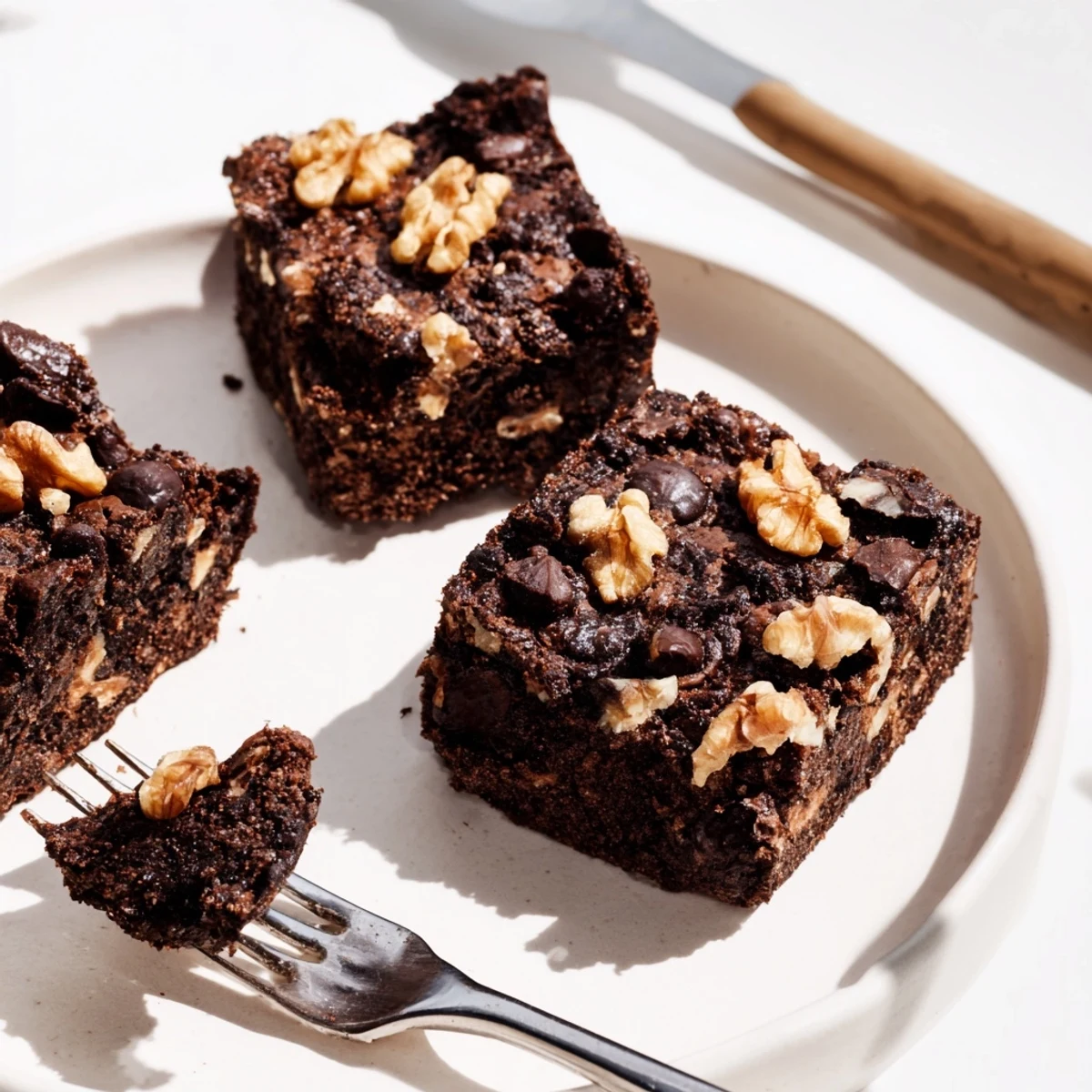 Indulge in soft, chocolatey zero-waste brownies made with repurposed nut-milk pulp.