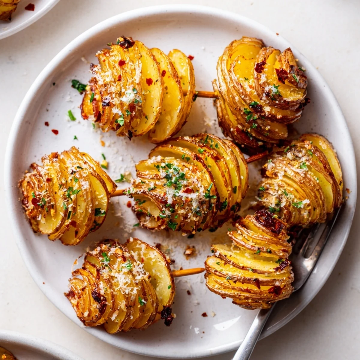 Air-Fryer Tornado Potatoes