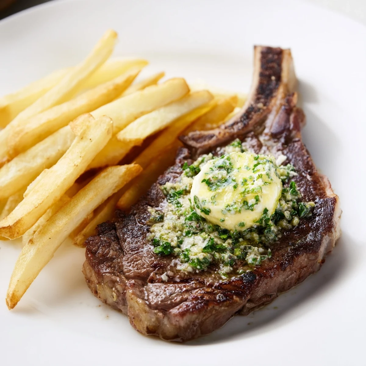 Garlic Butter Steak & Fries