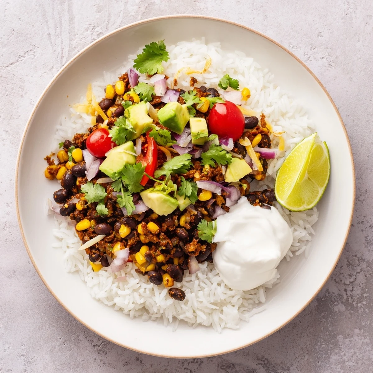 Rice Bean Corn Bowls