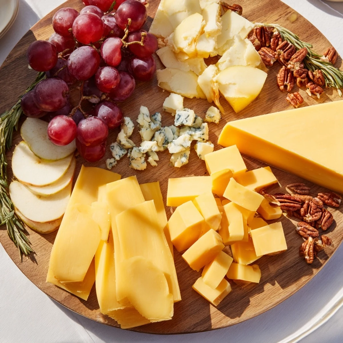 Holiday gathering delight: A Sleigh Ride Charcuterie, with grapes, cheeses, and artisanal meats waiting to be enjoyed.