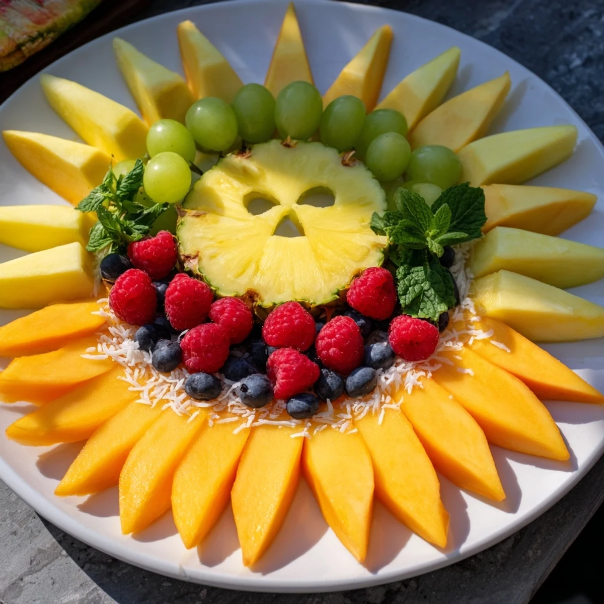 Summer Rays Sun Fruit Tray