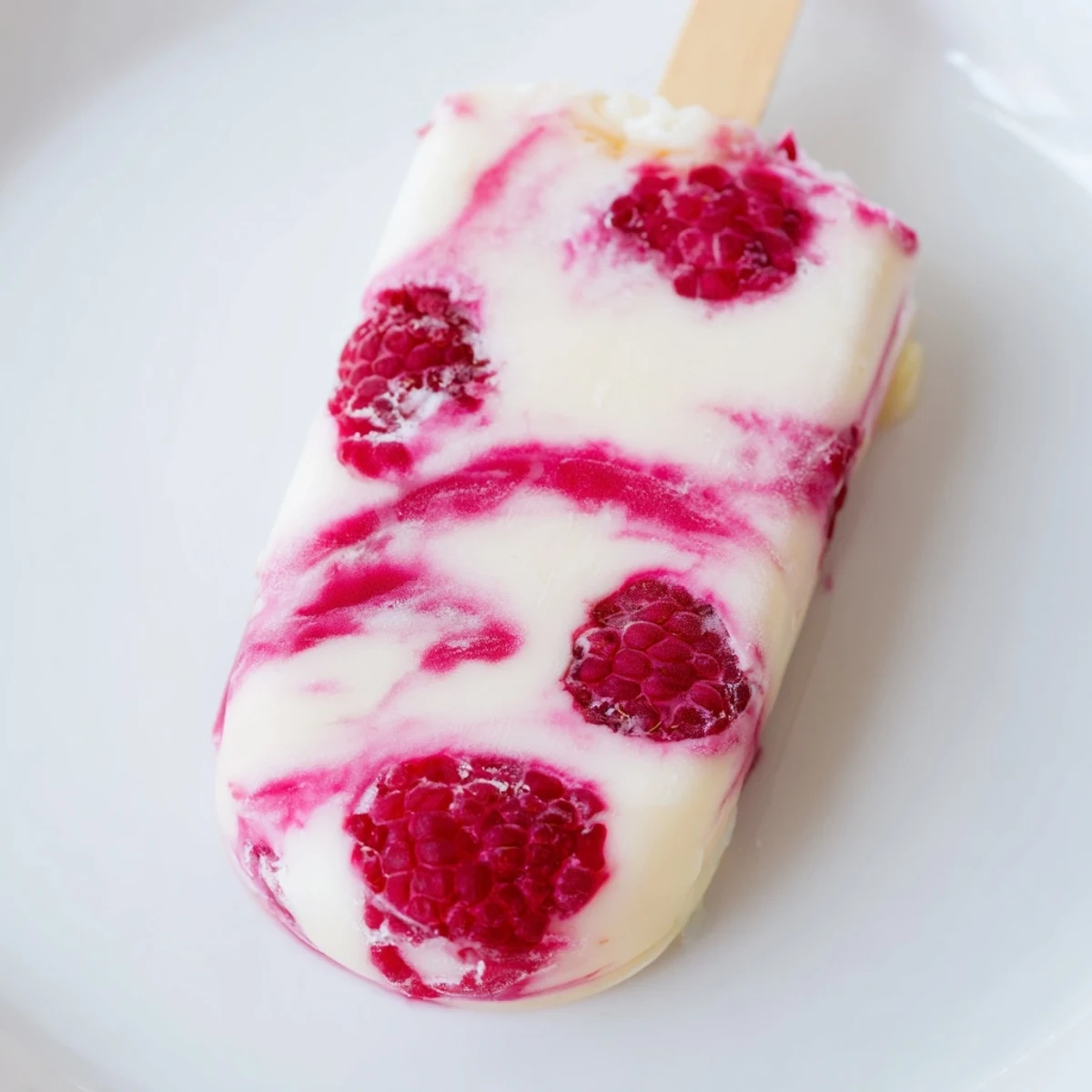 Raspberry Coconut Ice Pops