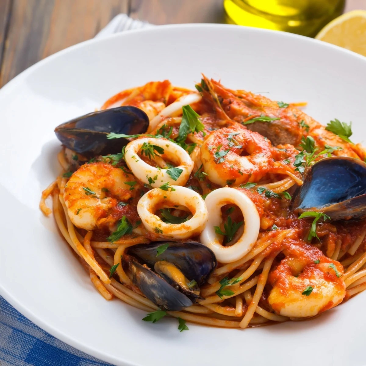 Seafood Marinara Pasta