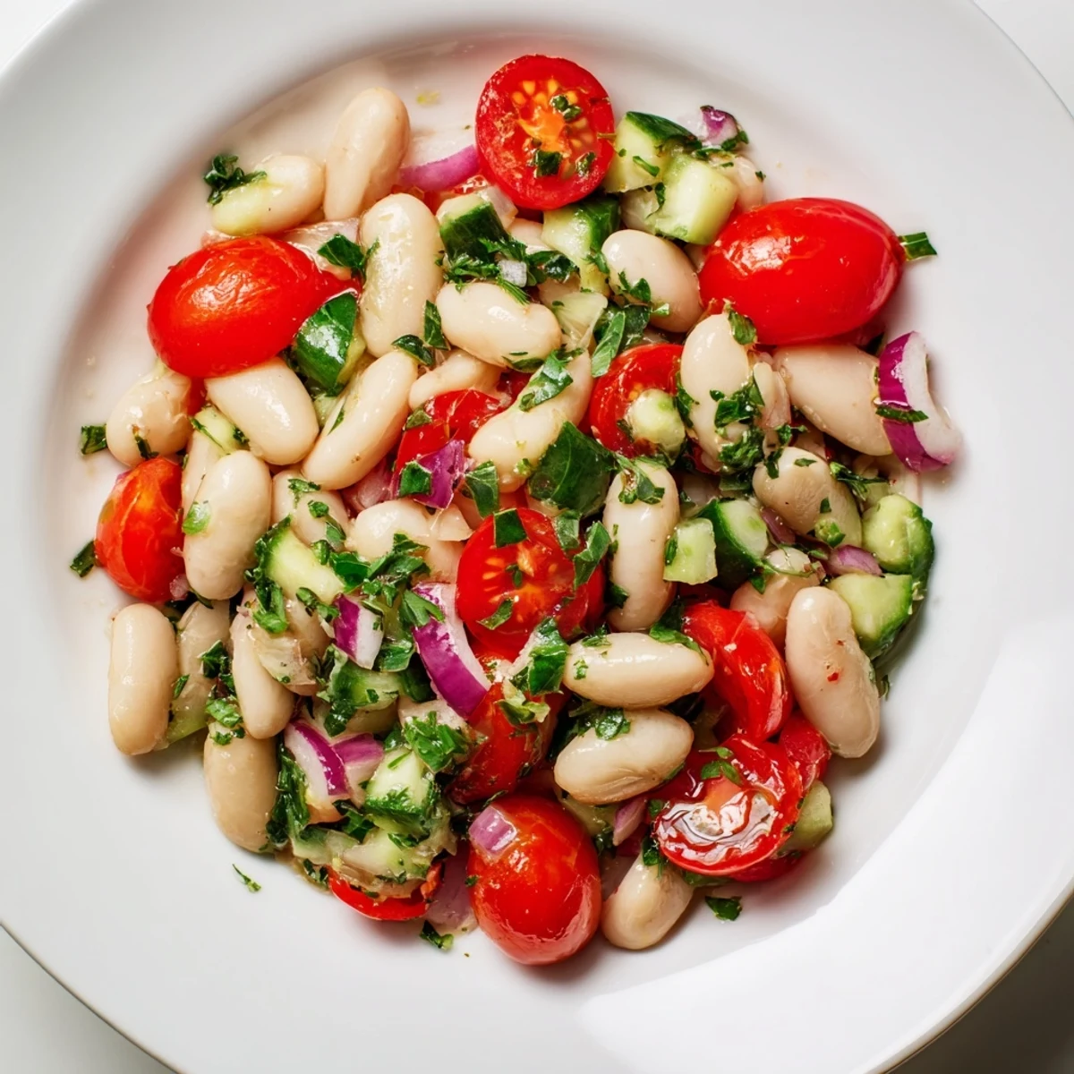 White Bean Mediterranean Salad
