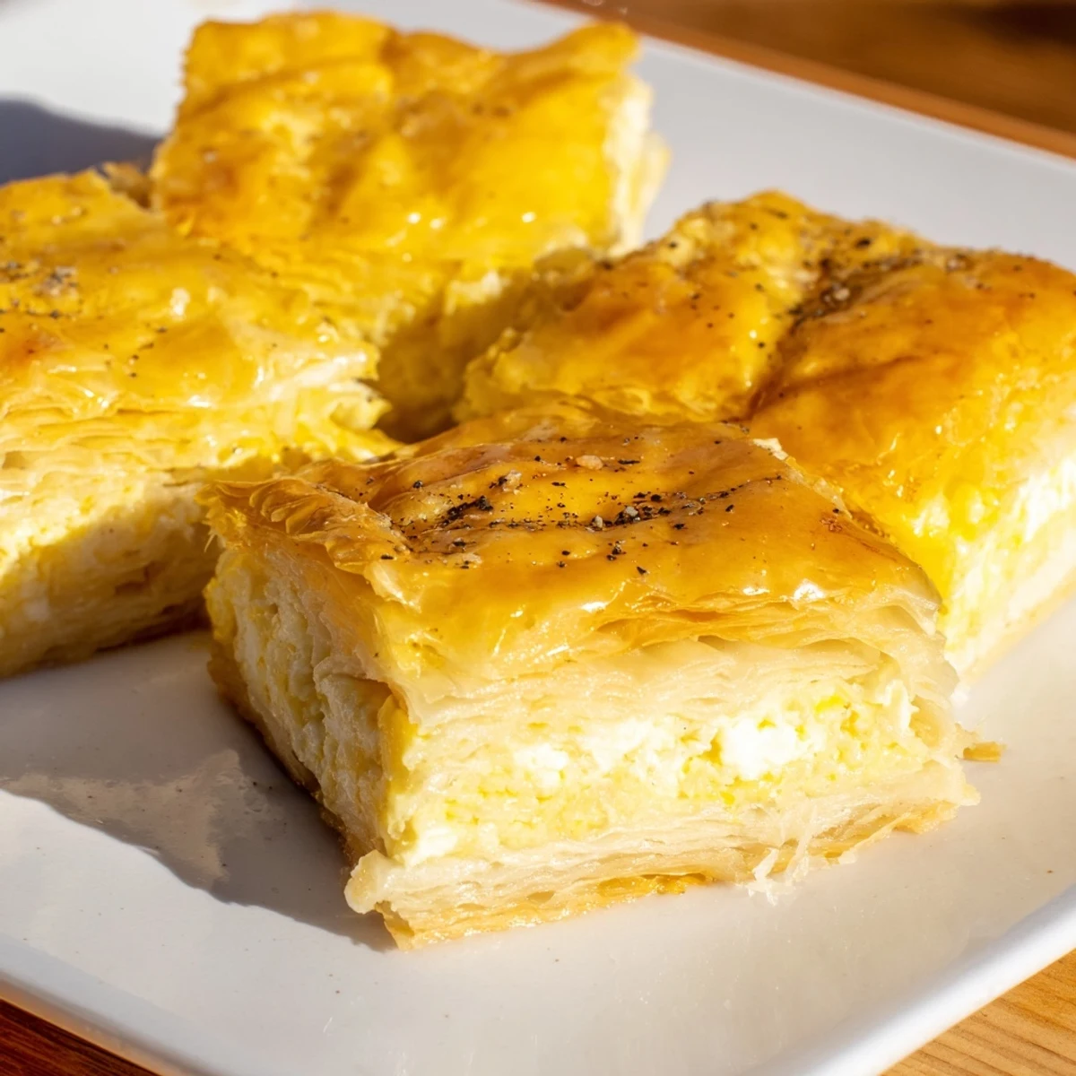 Serbian Layered Cheese Pie