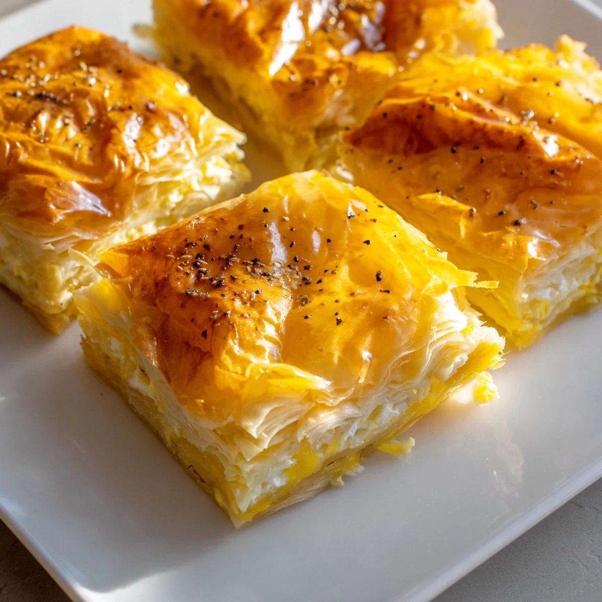 Crispy phyllo layers brimming with cheese? Imagine a beautiful Serbian Gibanica, fresh out of the oven!