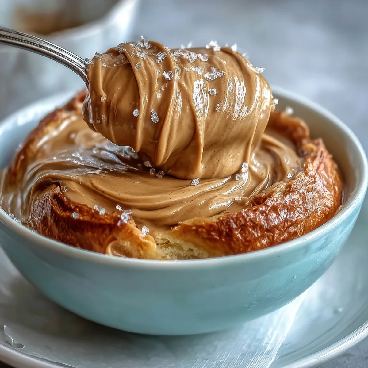 Golden cream puffs filled with smooth Hojicha Pastry Cream, dusted with cocoa and ready to serve.