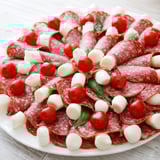 Folded Salami Wreath Artistry