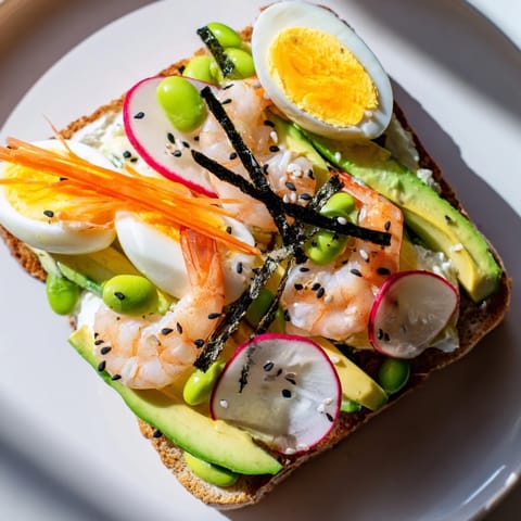 Japanese Bento Open-Face Sandwiches