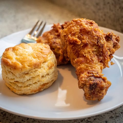 Southern Fried Chicken Biscuits