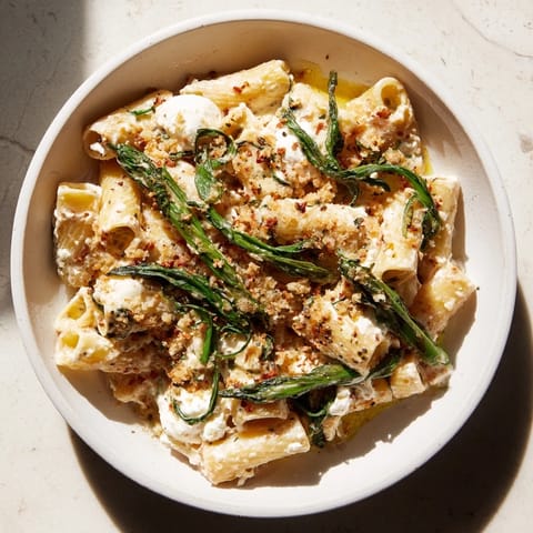 Whipped Ricotta Spinach Pasta