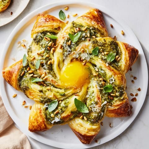 Savory Star-Shaped Pesto Pinwheels #271