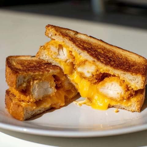 Chicken Nugget Grilled Cheese