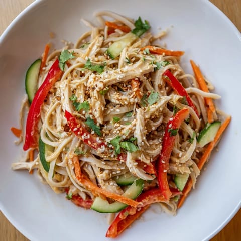 Chilled Chicken Noodle Salad