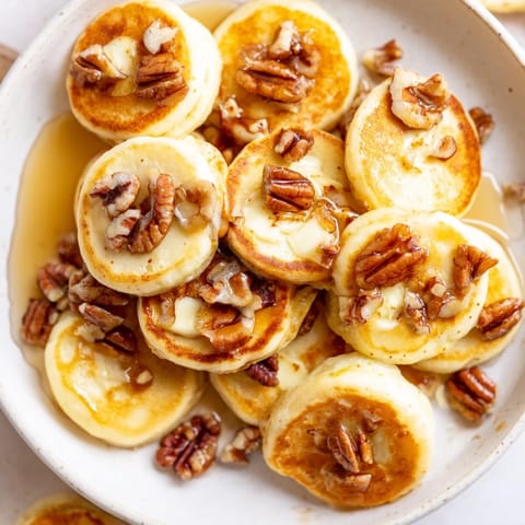 Fluffy Pancake Brie Bites