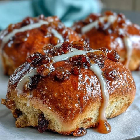 Hot Cross Buns Orange Glaze