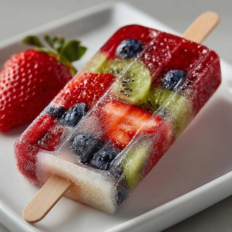Frozen Summer Rebel Float Popsicles: a vibrant, fruity dessert treat perfect for summer.
